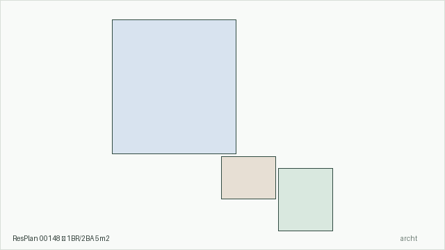 ResPlan 00148 — 1BR/2BA 5m2
