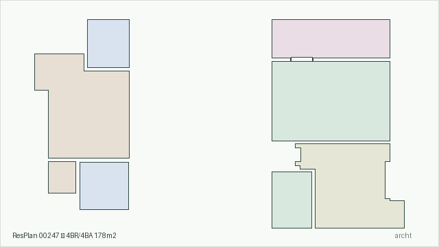 ResPlan 00247 — 4BR/4BA 178m2
