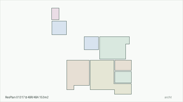 ResPlan 01317 — 4BR/4BA 153m2