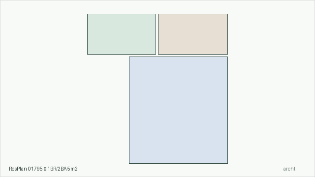 ResPlan 01795 — 1BR/2BA 5m2