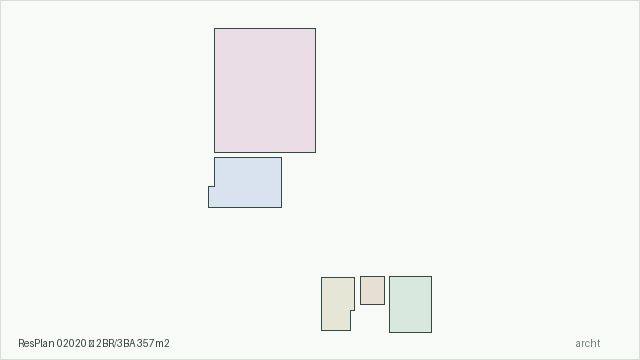 ResPlan 02020 — 2BR/3BA 357m2