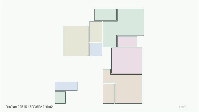 ResPlan 02545 — 5BR/6BA 249m2