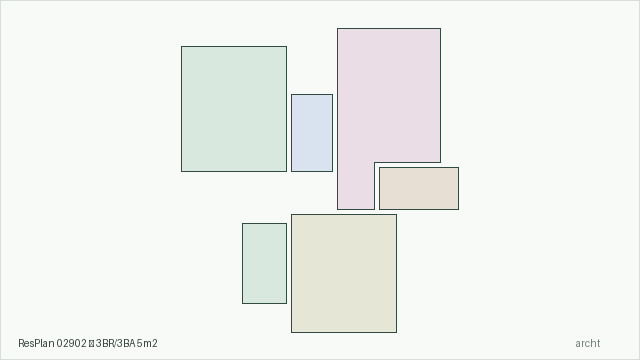ResPlan 02902 — 3BR/3BA 5m2