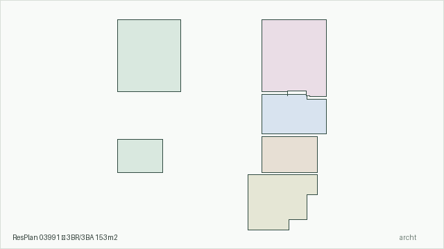 ResPlan 03991 — 3BR/3BA 153m2