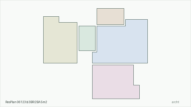 ResPlan 06123 — 3BR/2BA 5m2