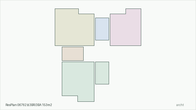 ResPlan 06762 — 3BR/3BA 153m2