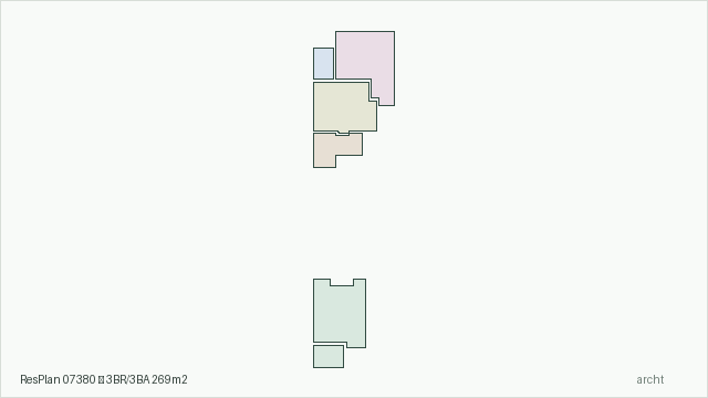 ResPlan 07380 — 3BR/3BA 269m2