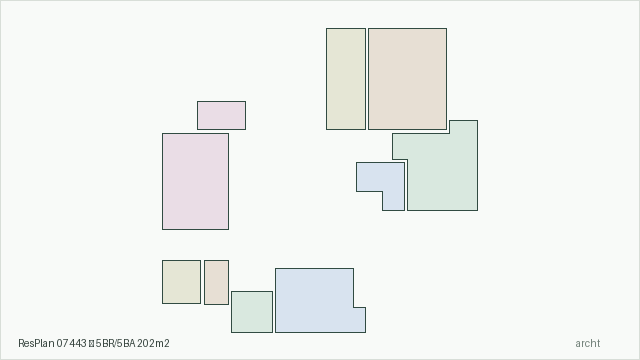 ResPlan 07443 — 5BR/5BA 202m2