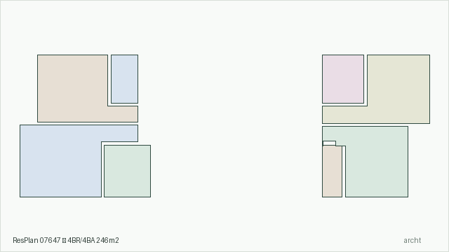 ResPlan 07647 — 4BR/4BA 246m2