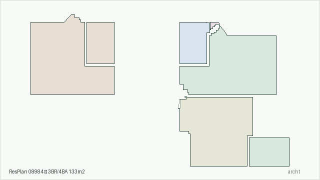 ResPlan 08984 — 3BR/4BA 133m2