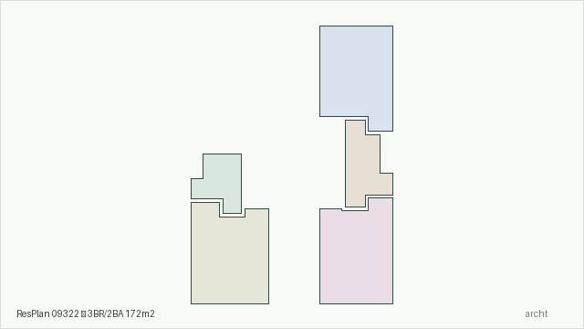 ResPlan 09322 — 3BR/2BA 172m2