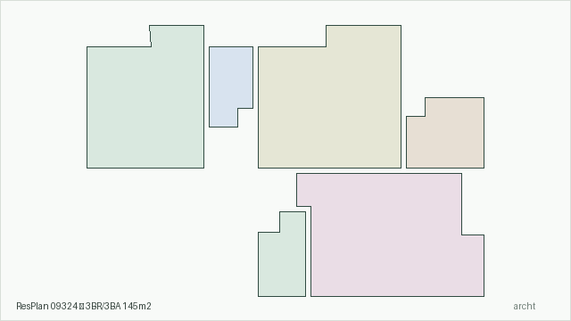 ResPlan 09324 — 3BR/3BA 145m2