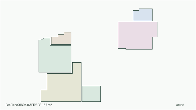 ResPlan 09694 — 3BR/3BA 167m2
