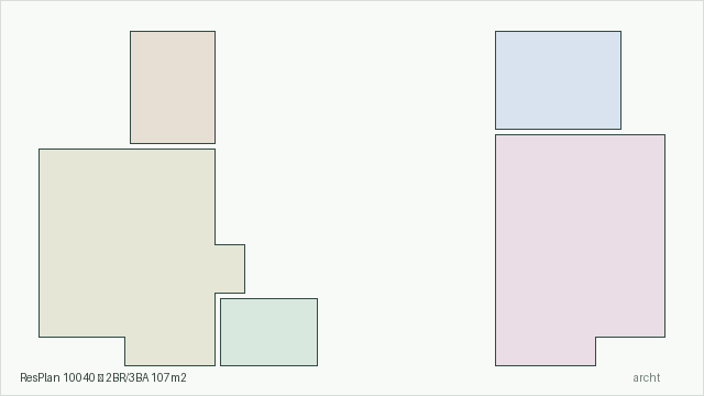 ResPlan 10040 — 2BR/3BA 107m2