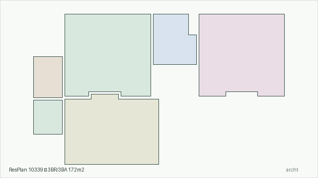 ResPlan 10339 — 3BR/3BA 172m2
