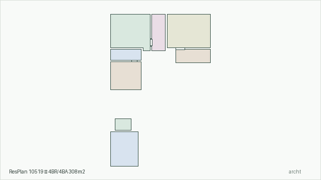 ResPlan 10519 — 4BR/4BA 308m2
