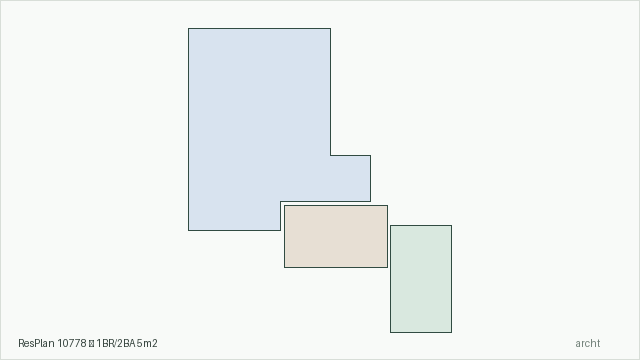 ResPlan 10778 — 1BR/2BA 5m2