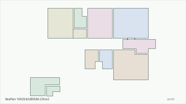 ResPlan 10929 — 5BR/6BA 235m2