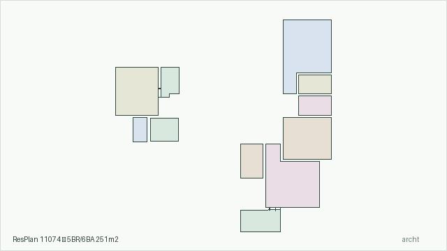 ResPlan 11074 — 5BR/6BA 251m2