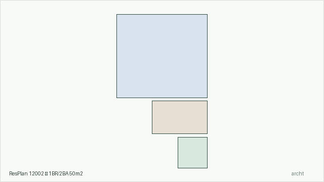 ResPlan 12002 — 1BR/2BA 50m2