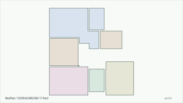 ResPlan 12008 — 5BR/3BA 174m2