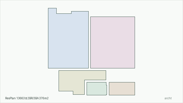 ResPlan 13663 — 2BR/3BA 376m2