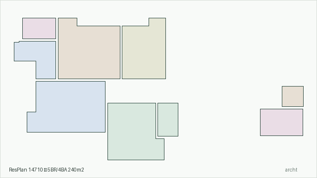 ResPlan 14710 — 5BR/4BA 240m2