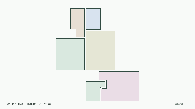 ResPlan 15010 — 3BR/3BA 172m2