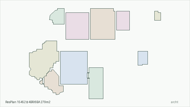 ResPlan 15452 — 4BR/6BA 279m2