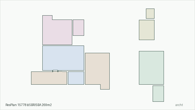 ResPlan 15778 — 5BR/5BA 269m2